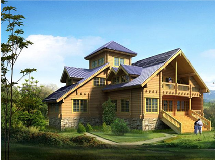 木別墅材料介紹提前感受木別墅搭建完成的效果