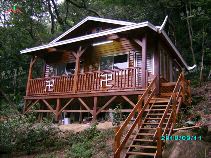 輕型小木屋施工