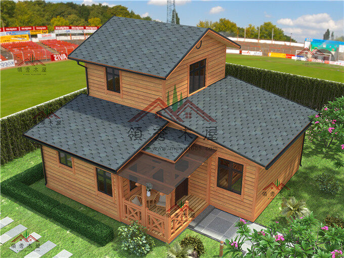 90平米雙層木屋別墅效果