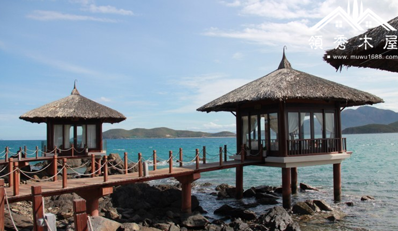 戶外木涼亭(圖1)