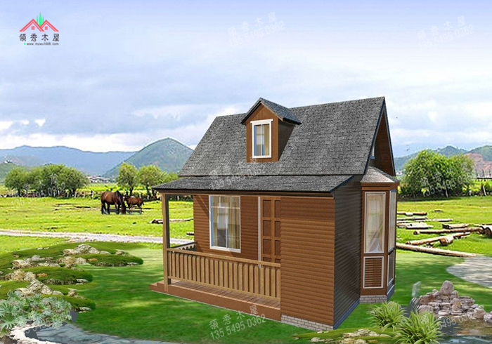 單個單間小木屋