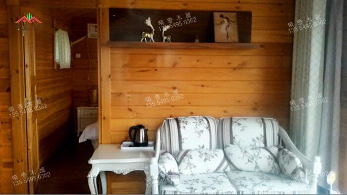 廣東黃沙水庫客戶搭建的度假木屋(圖6)