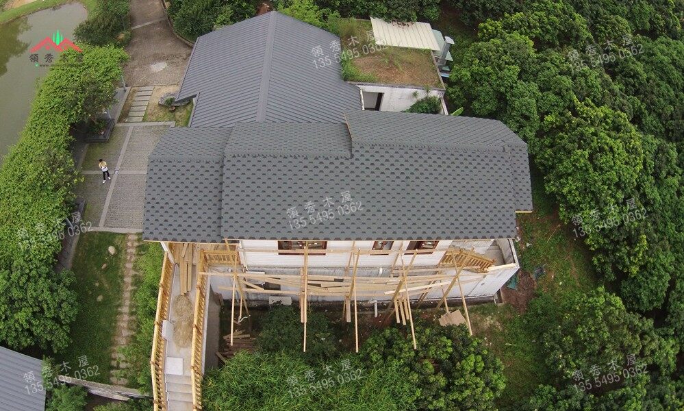 深圳石巖麻布新村私人度假村木屋無人機(jī)航拍圖(圖7)