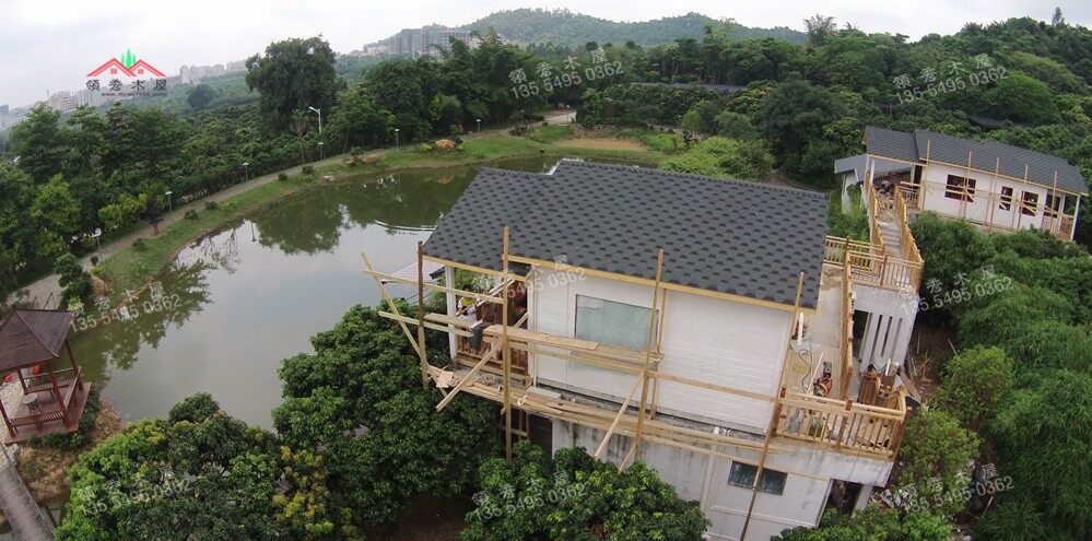 深圳石巖麻布新村私人度假村木屋無人機(jī)航拍圖(圖12)