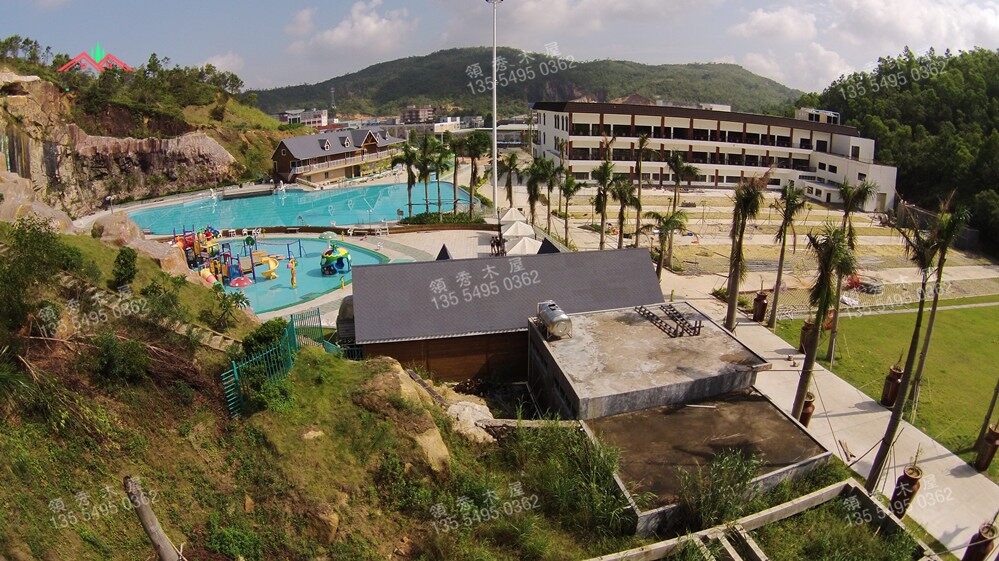 汕尾客戶游樂場搭建木屋別墅第二期項(xiàng)目工程(圖8)