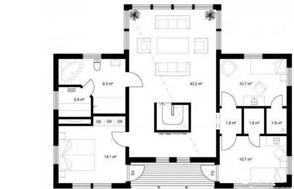 60平米小木屋設(shè)計(jì)(圖7)