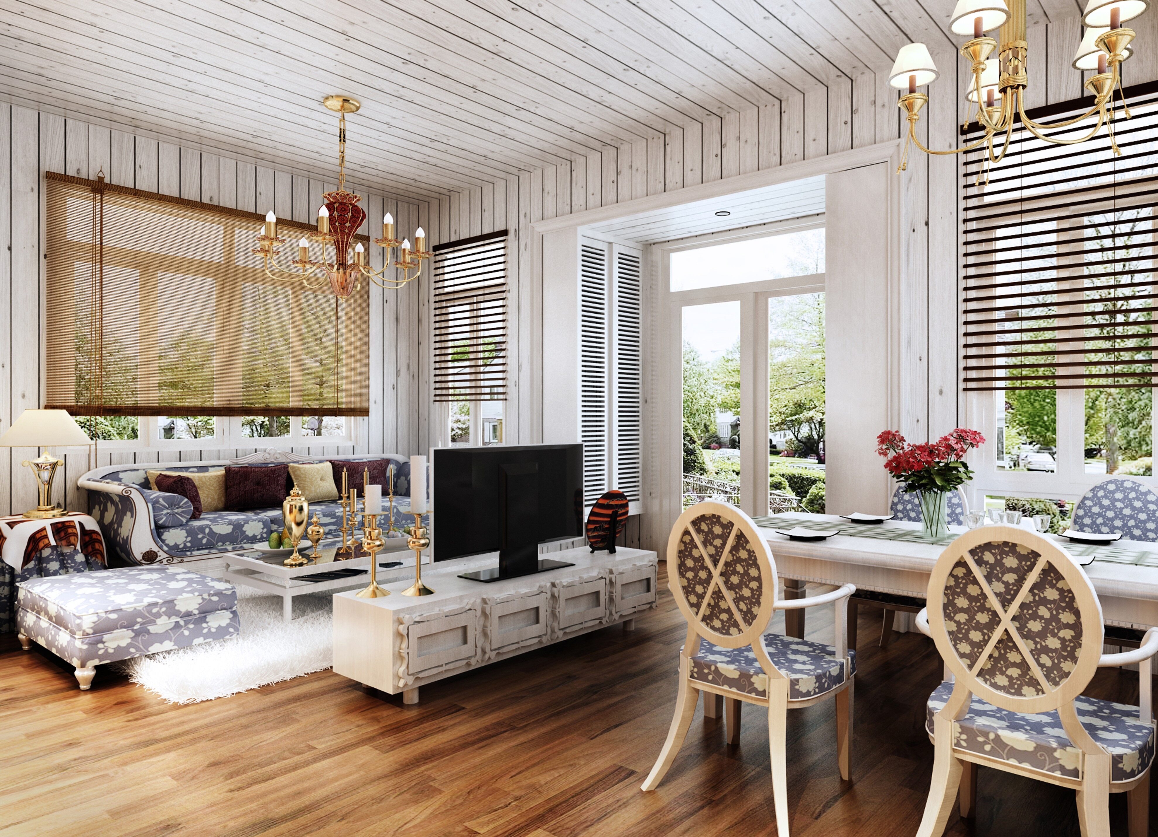 木屋別墅內(nèi)部裝修