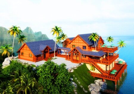 木屋別墅的承重構件如何布置(圖1)