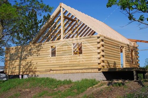 手工制作小木屋，30平米左右只需要2個(gè)星期(圖8)