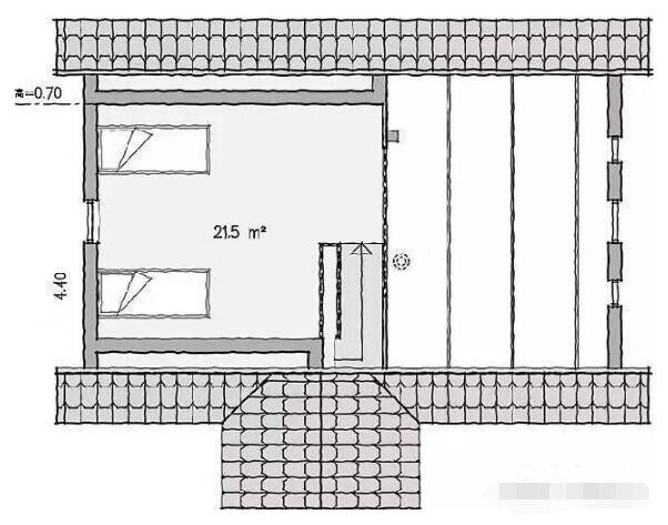 60平米小木屋設(shè)計(jì)(圖4)