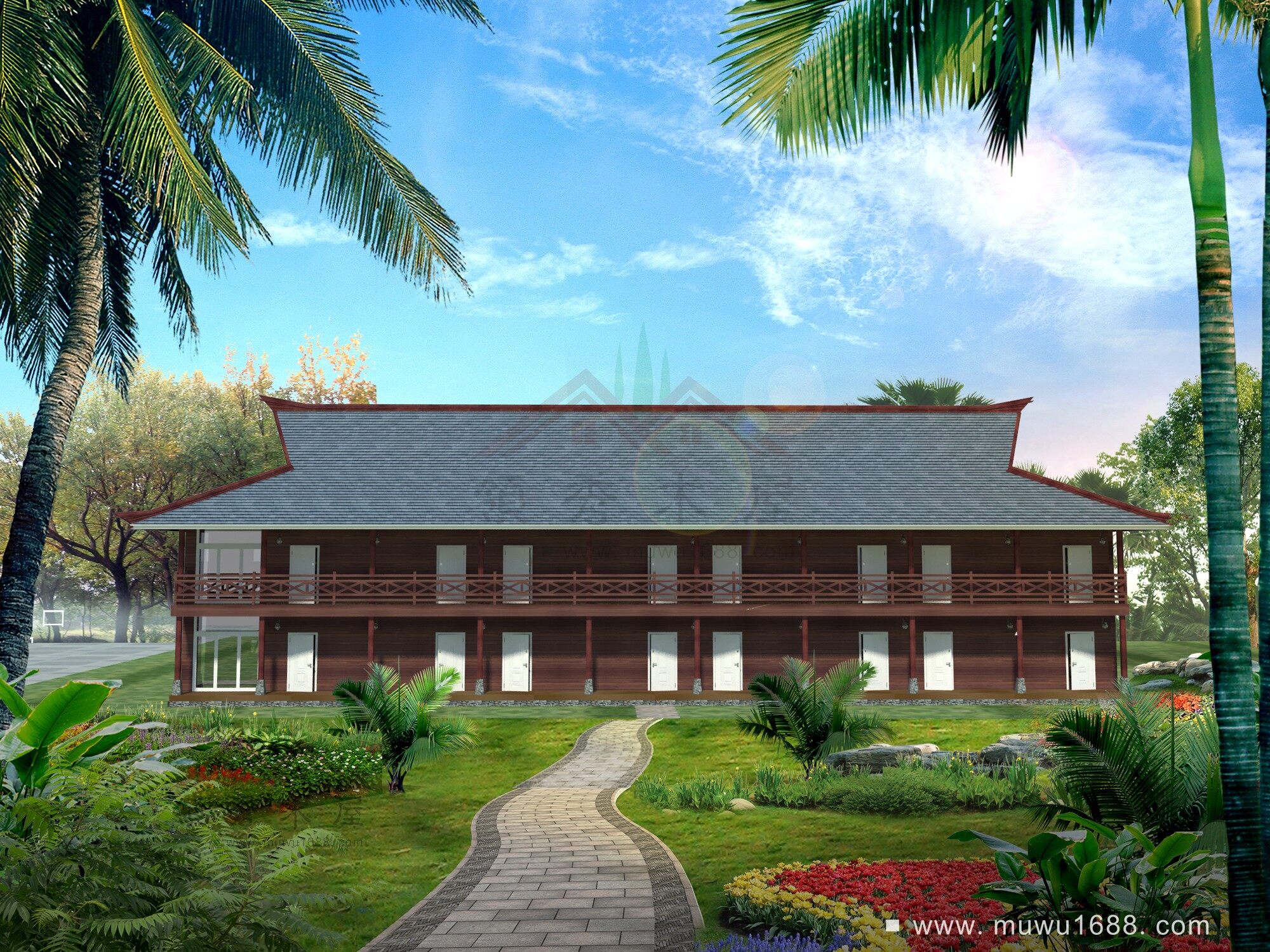 餐廳木屋效果圖