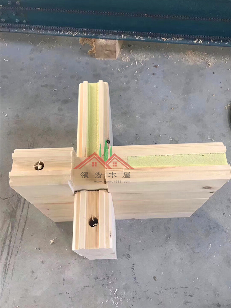 井干式重型木屋墻體連接