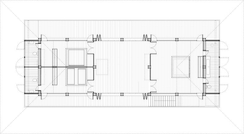 用時間雕刻的廢棄電線桿做木屋(圖7)