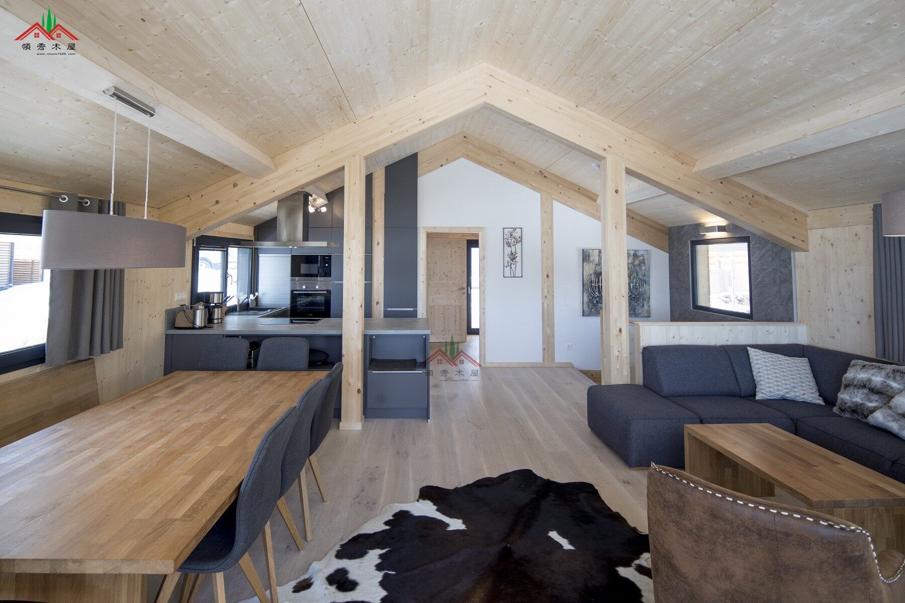 出口奧地利山坡上的度假木屋酒店別墅