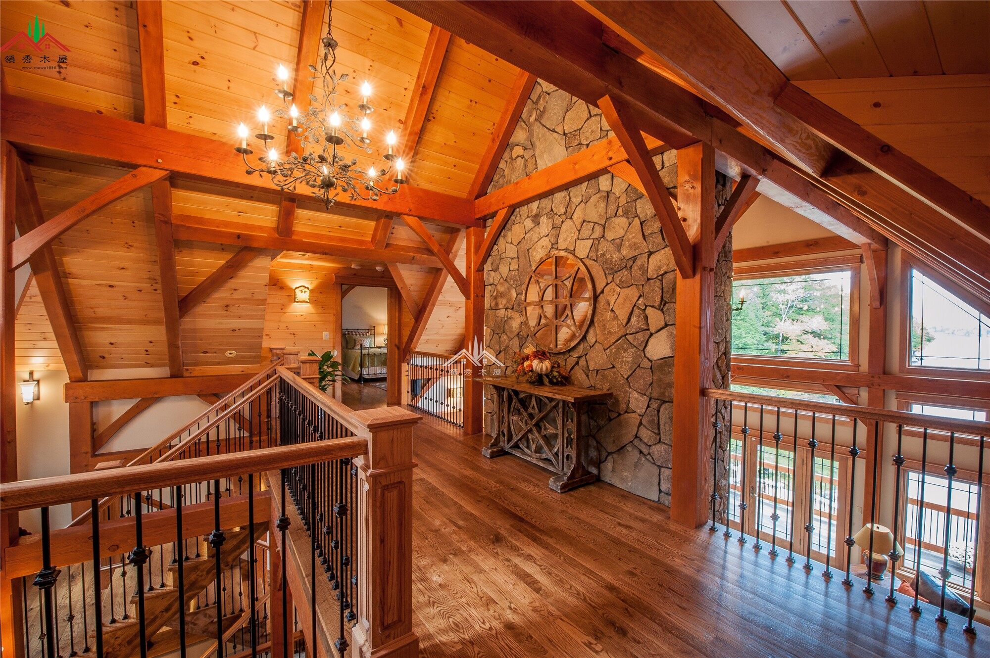 出口芬蘭梁柱結(jié)構(gòu)木屋別墅(圖7)