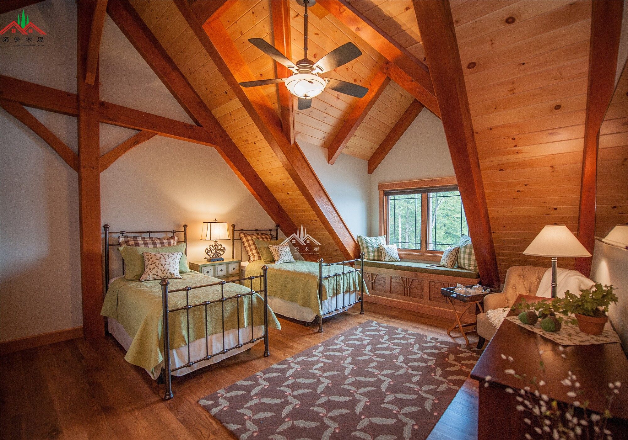 出口芬蘭梁柱結(jié)構(gòu)木屋別墅(圖10)