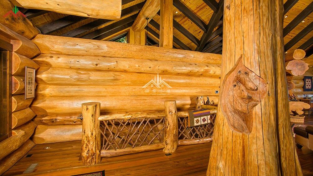 高檔的重型木刻楞木屋別墅是什么樣的？(圖18)