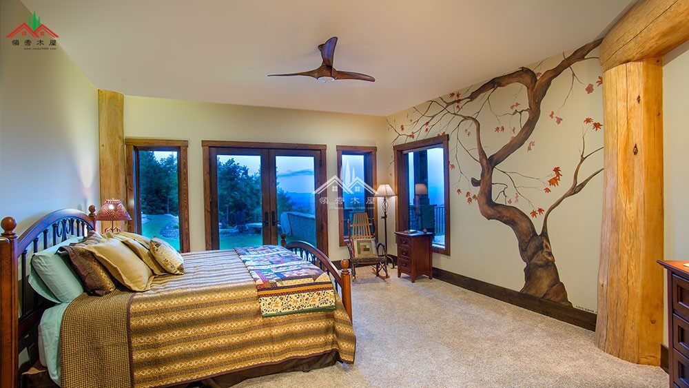 高檔的重型木刻楞木屋別墅是什么樣的？(圖12)