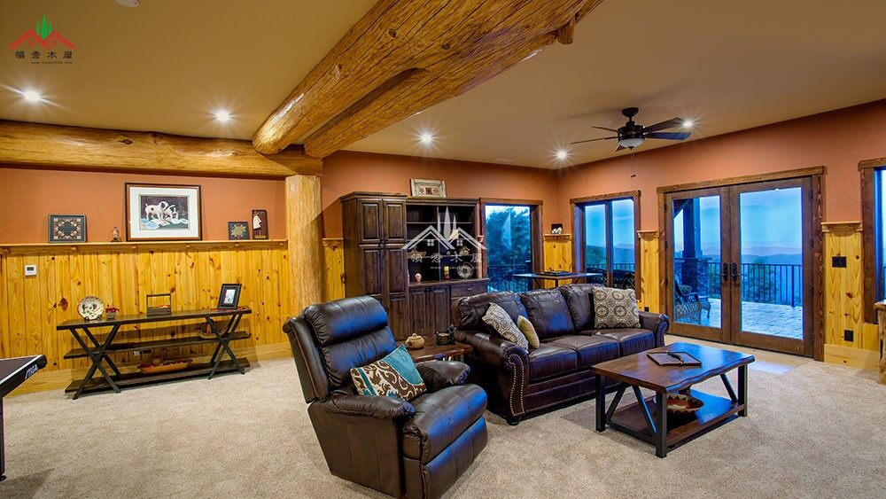 高檔的重型木刻楞木屋別墅是什么樣的？(圖10)