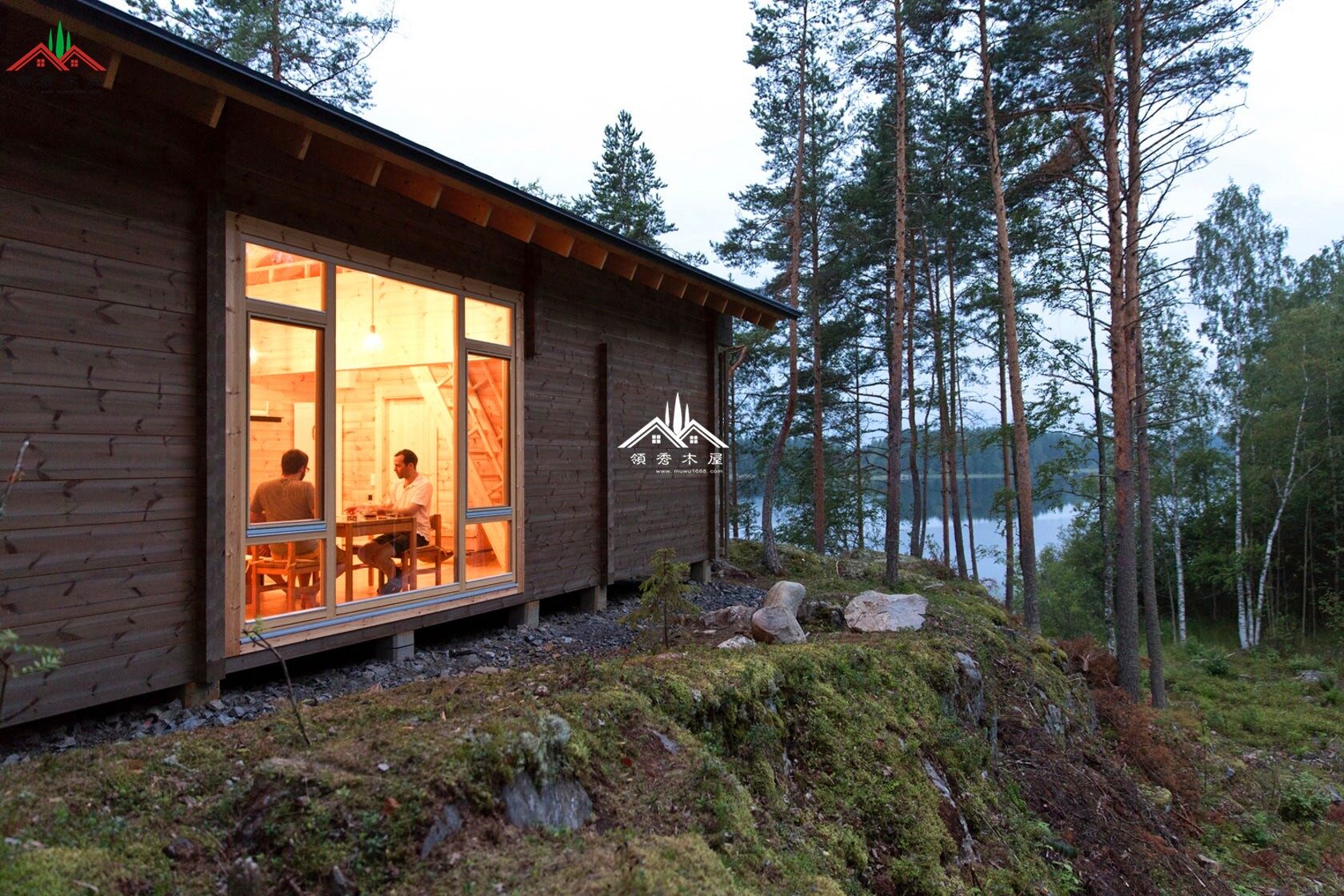 帶閣樓小度假木屋