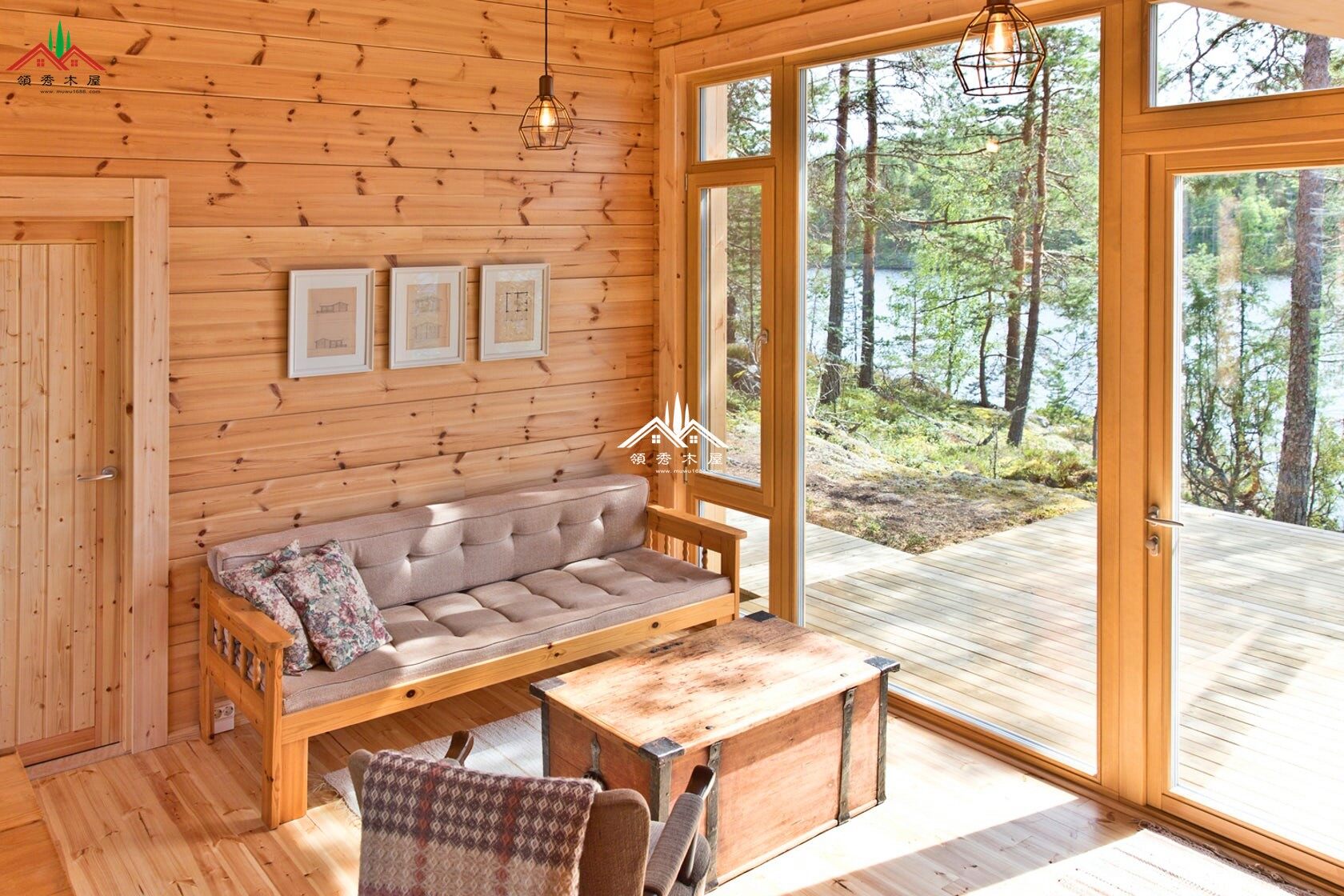 帶閣樓小度假木屋