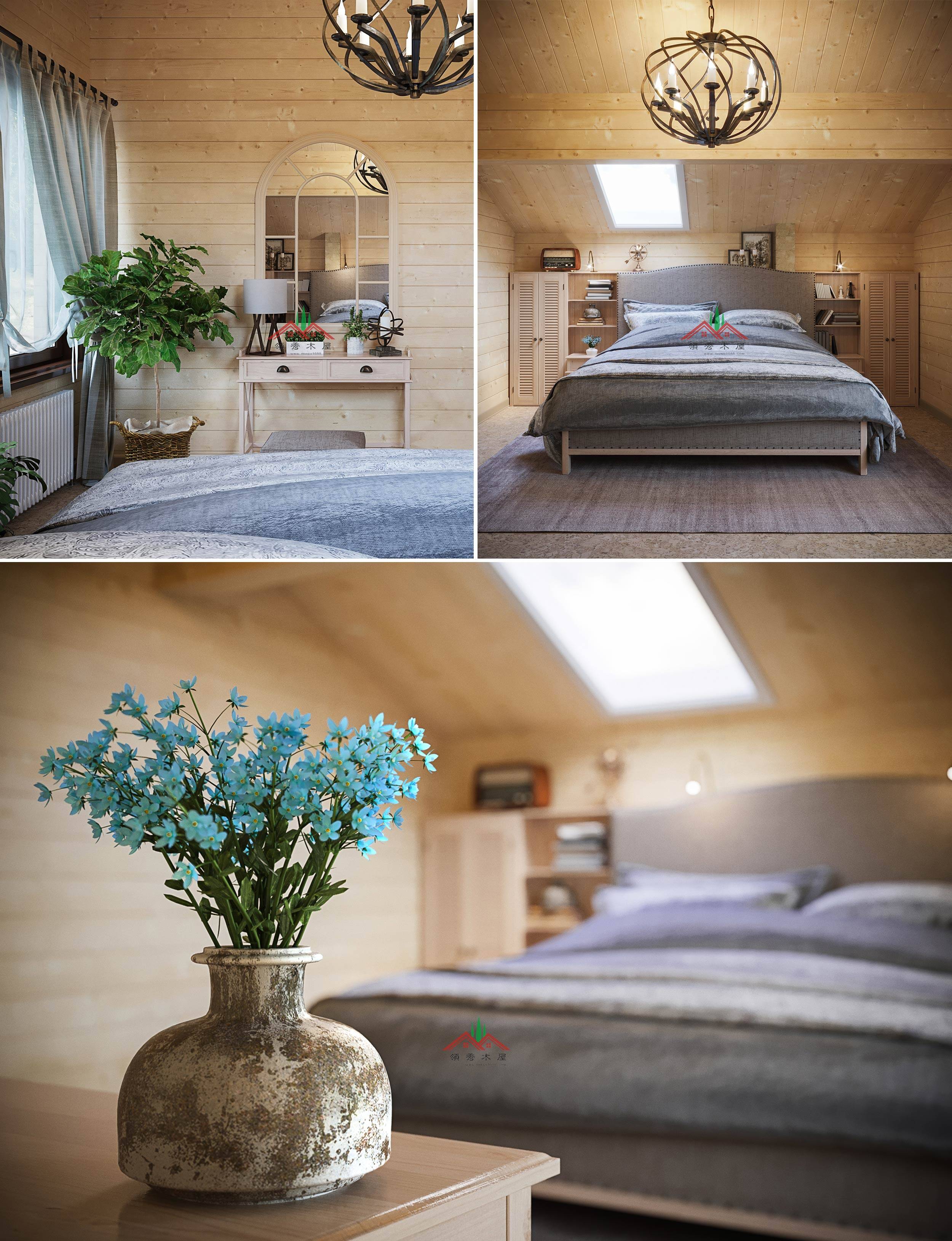 重型木屋別墅室內(nèi)效果圖