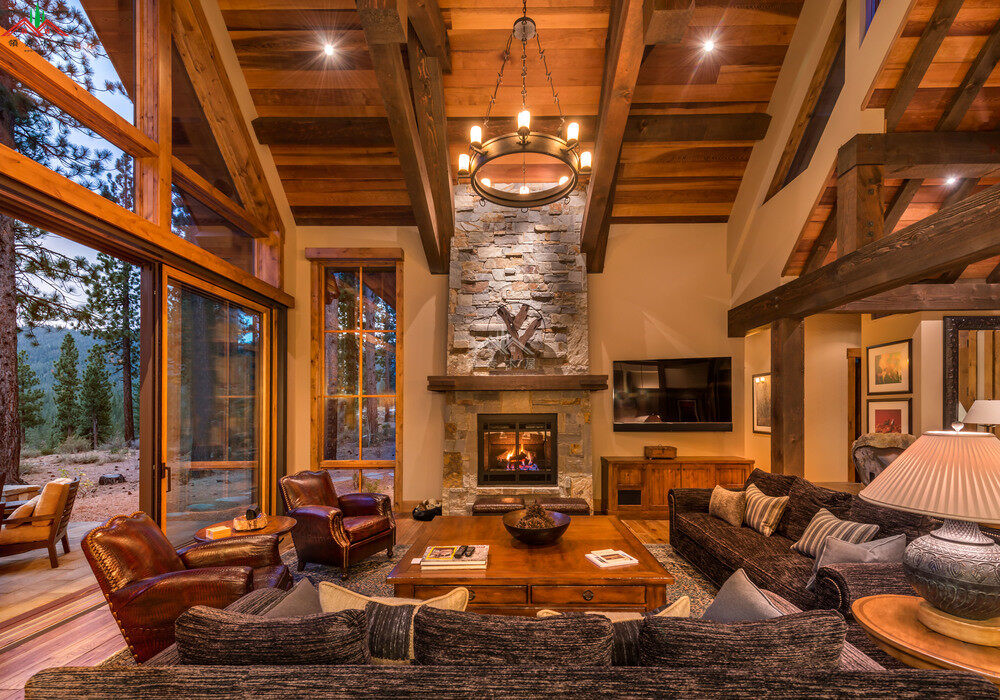 花旗松梁柱木別墅