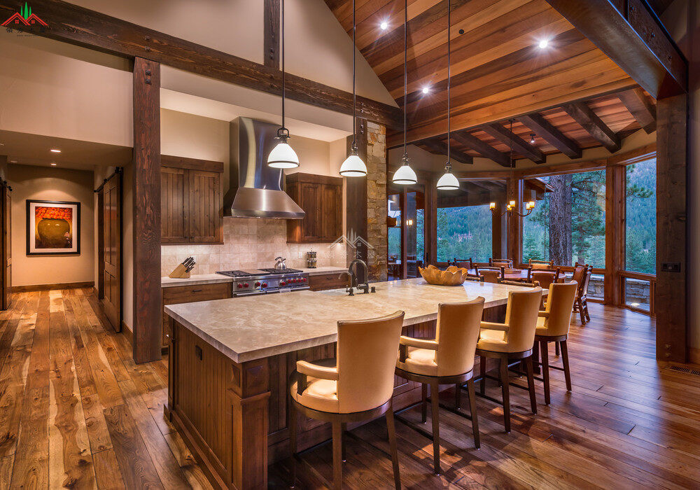 花旗松梁柱木別墅