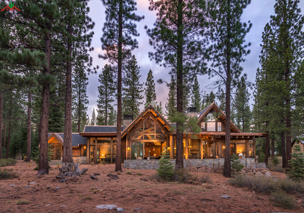 花旗松梁柱木別墅