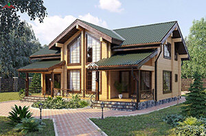 兩層重型三房兩廳木屋別墅