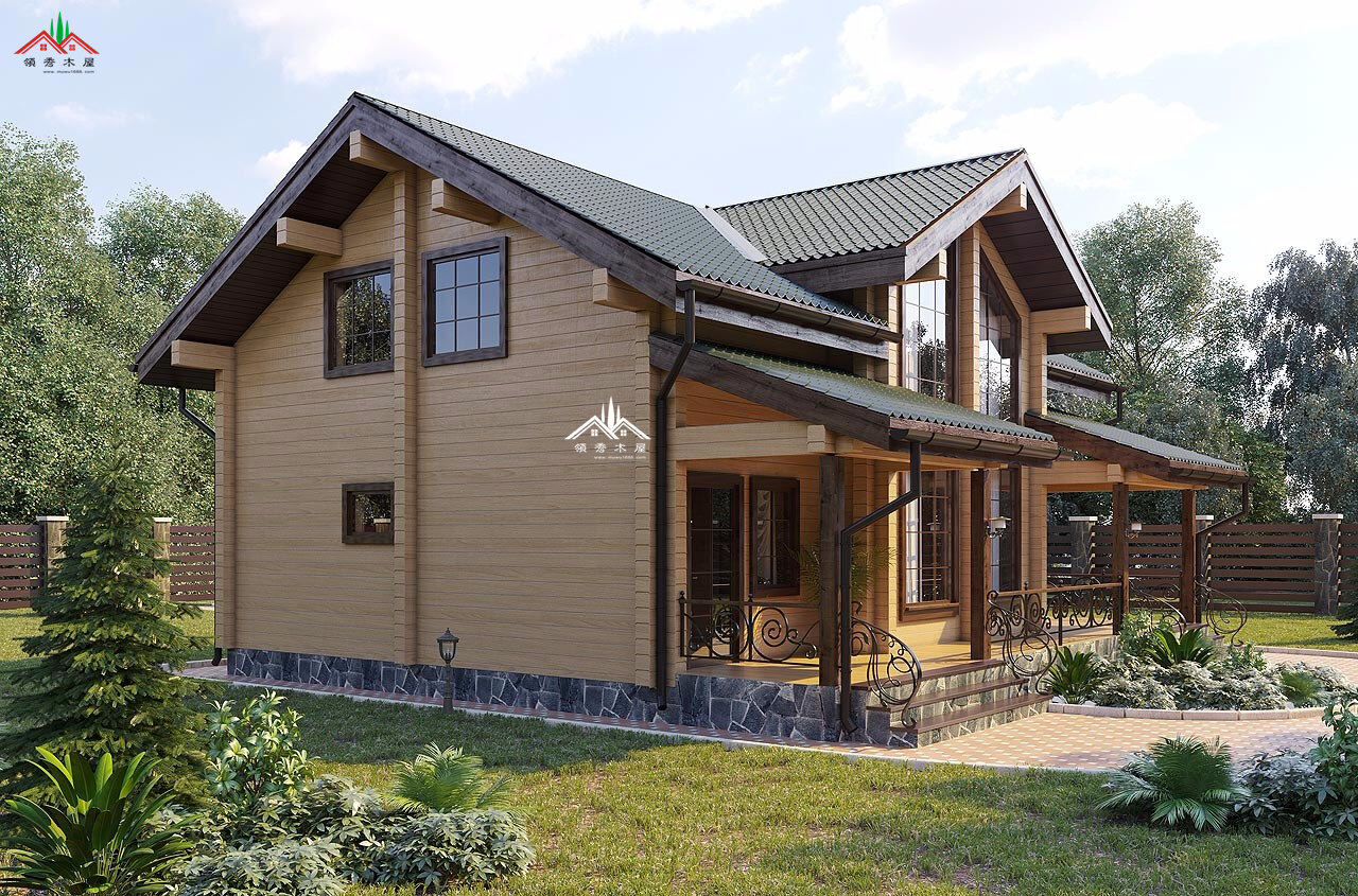 三房?jī)蓮d木屋別墅