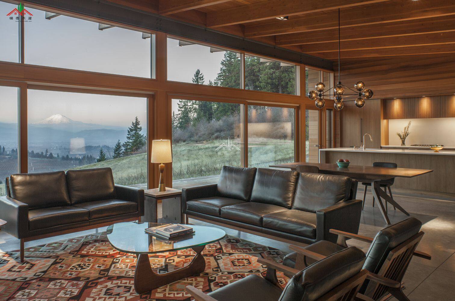 出口芬蘭現(xiàn)代風(fēng)格平頂度假木屋