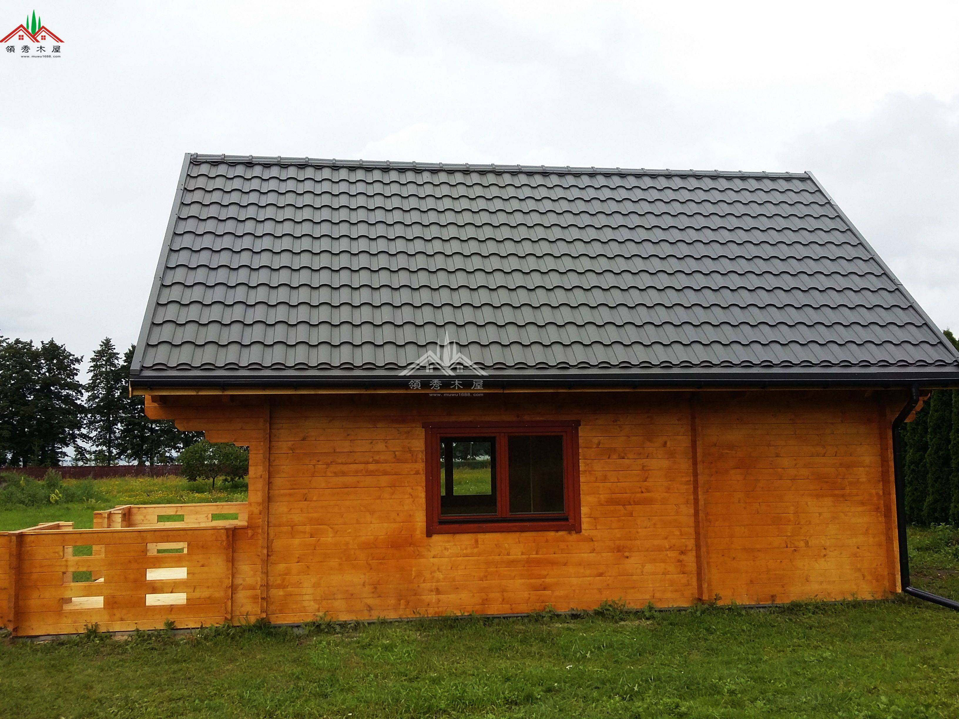 出口海外帶閣樓度假小木屋