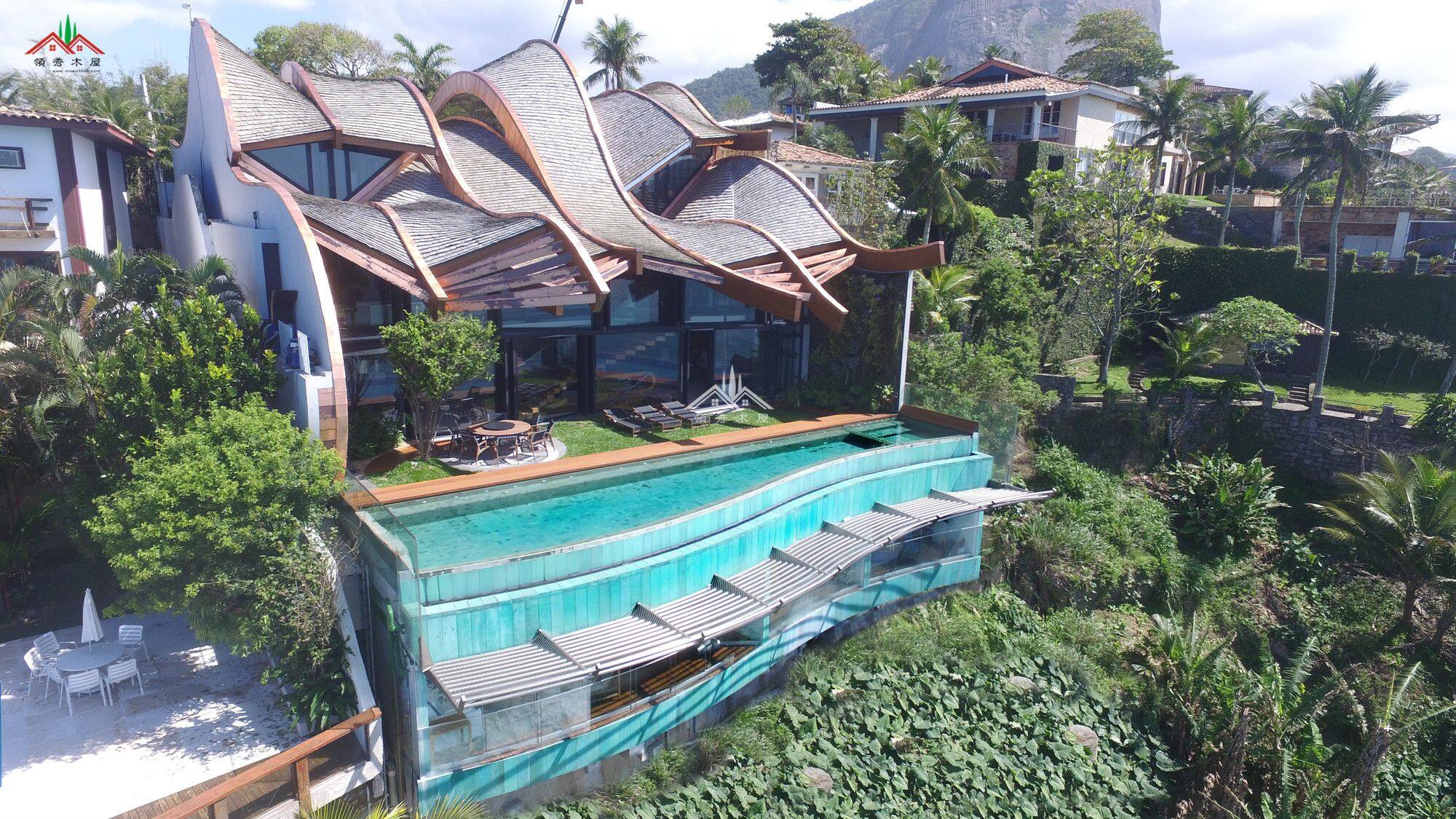 弧形膠合梁木屋