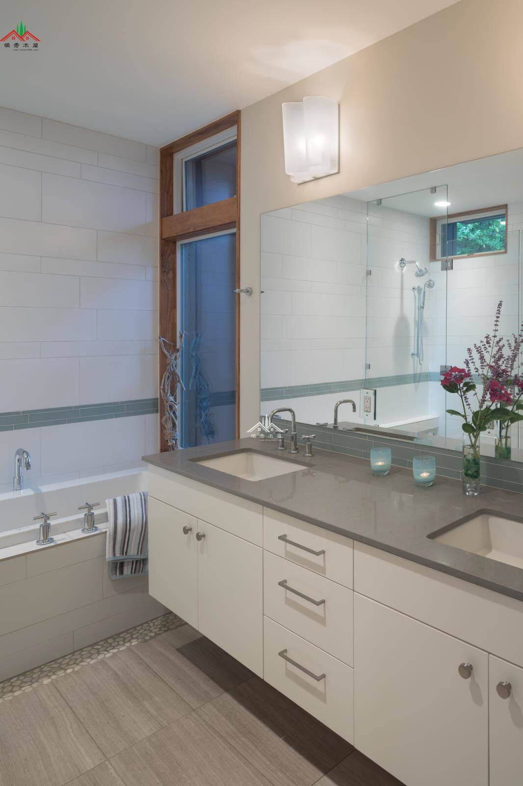 現(xiàn)代梁柱結構木屋別墅