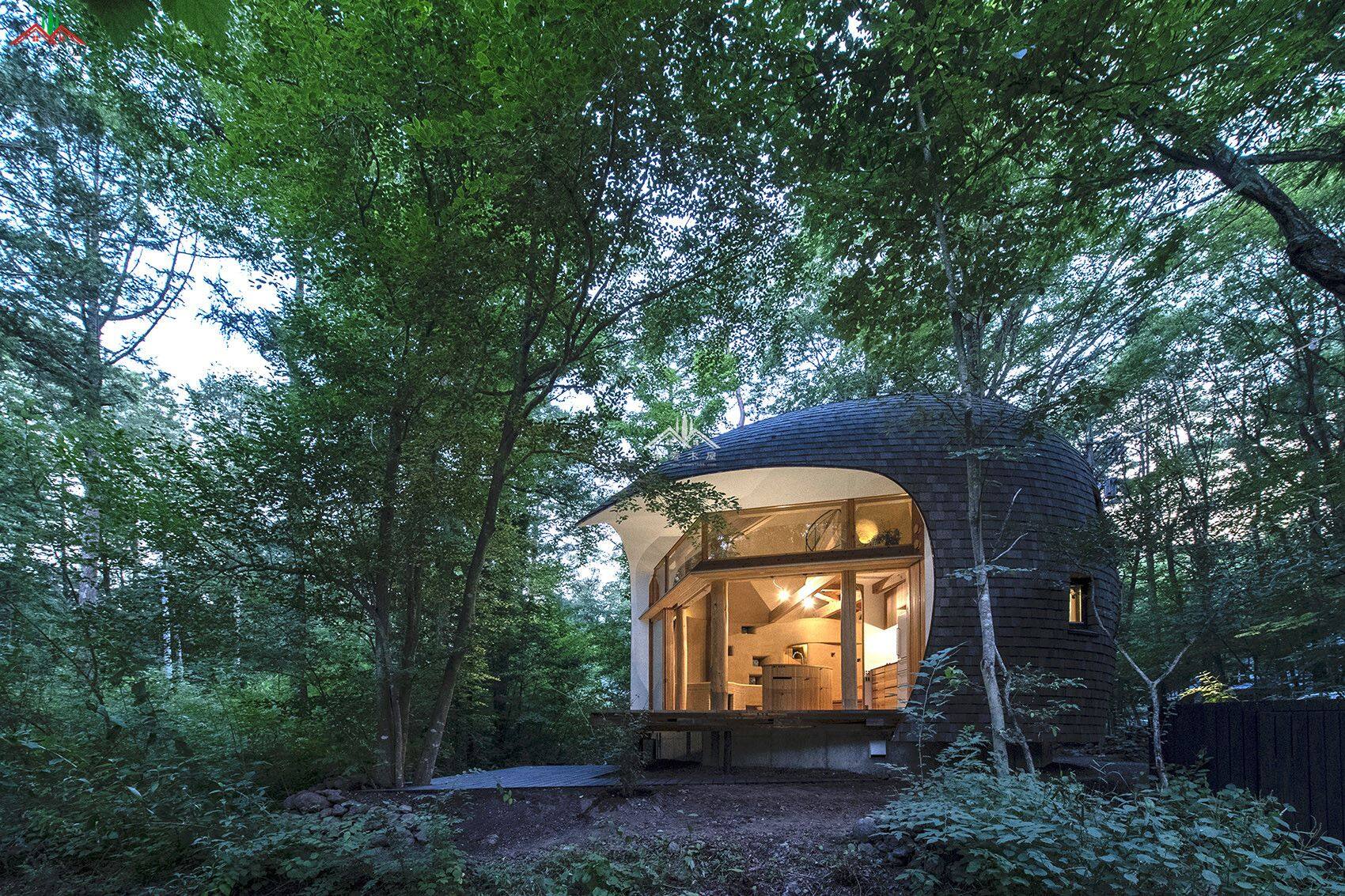 雞蛋殼外形民宿木屋