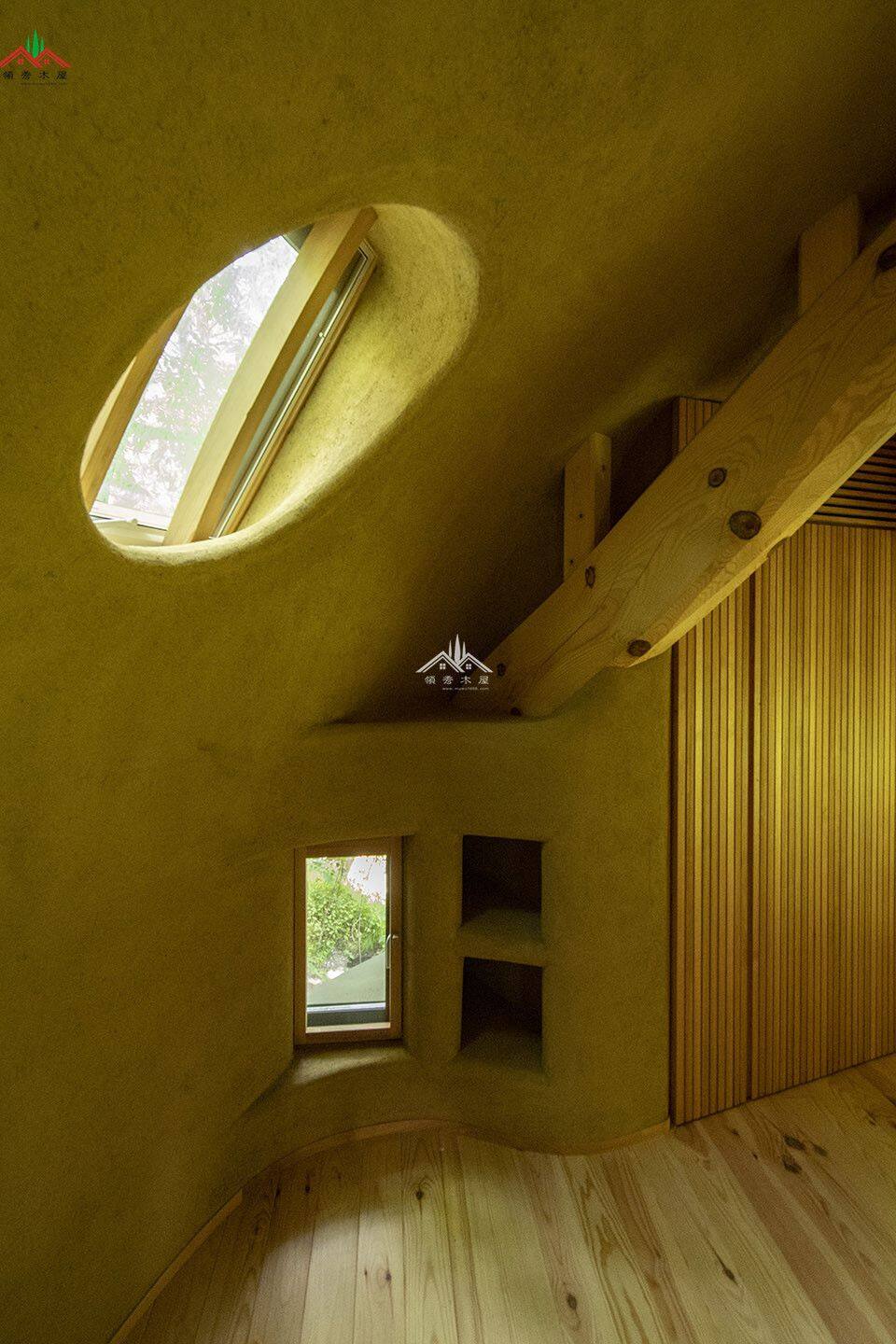 雞蛋殼外形民宿木屋