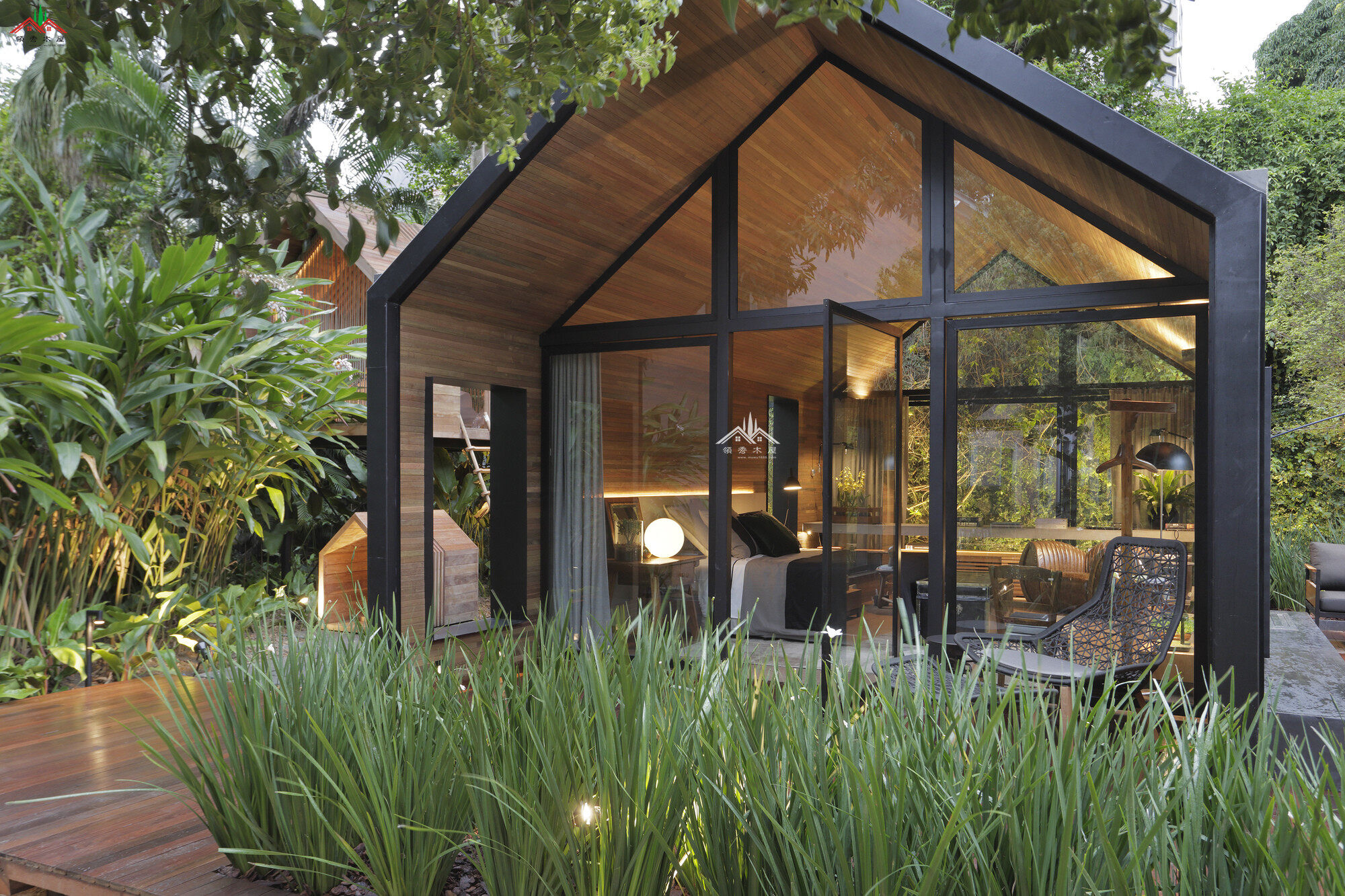 庭院小茶室木屋