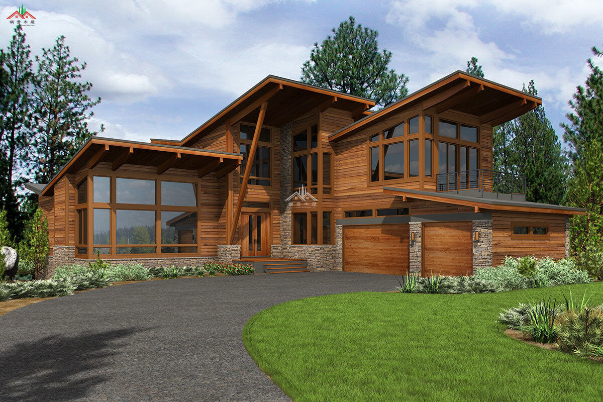 木屋別墅效果圖