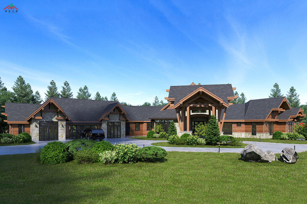 木屋別墅效果圖