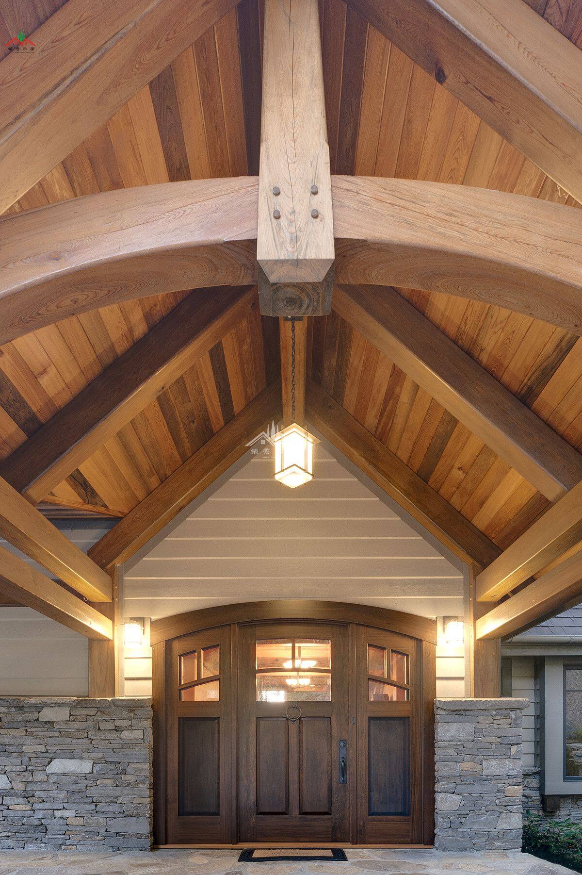 梁柱木屋別墅