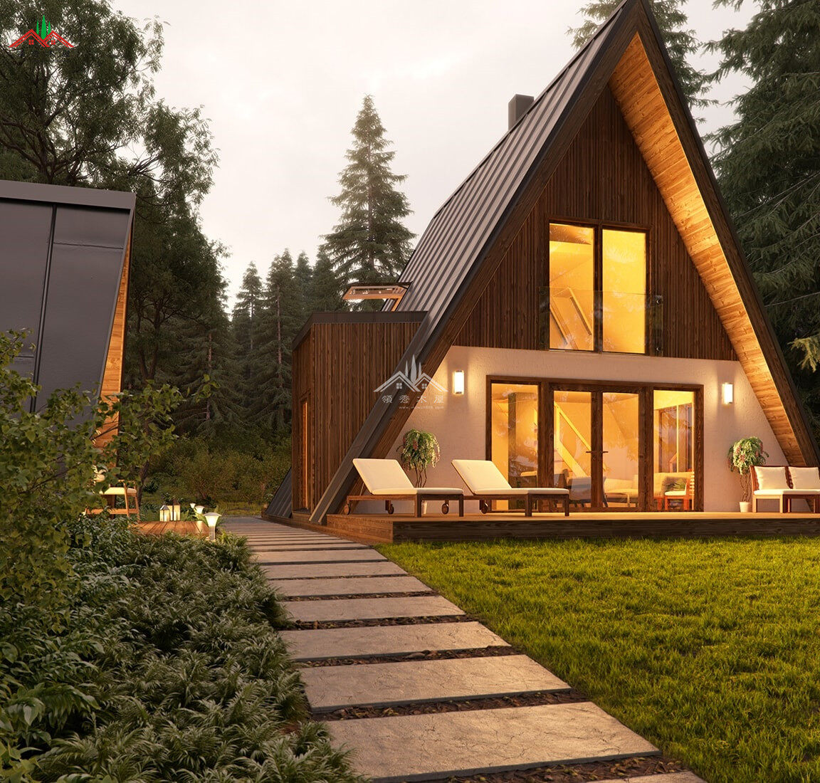 網(wǎng)紅三角木屋