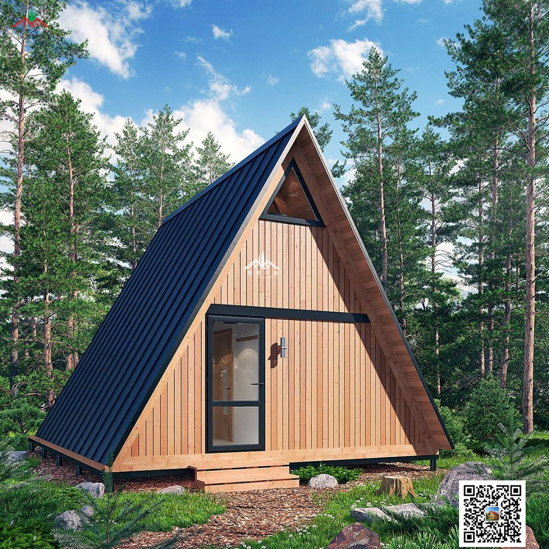 特色親子三角形木屋