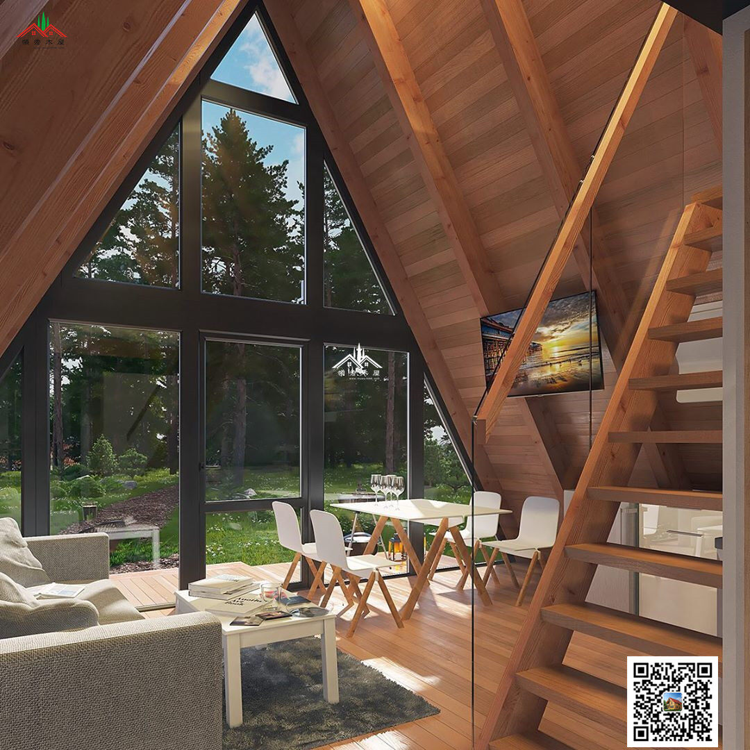 特色親子三角形木屋