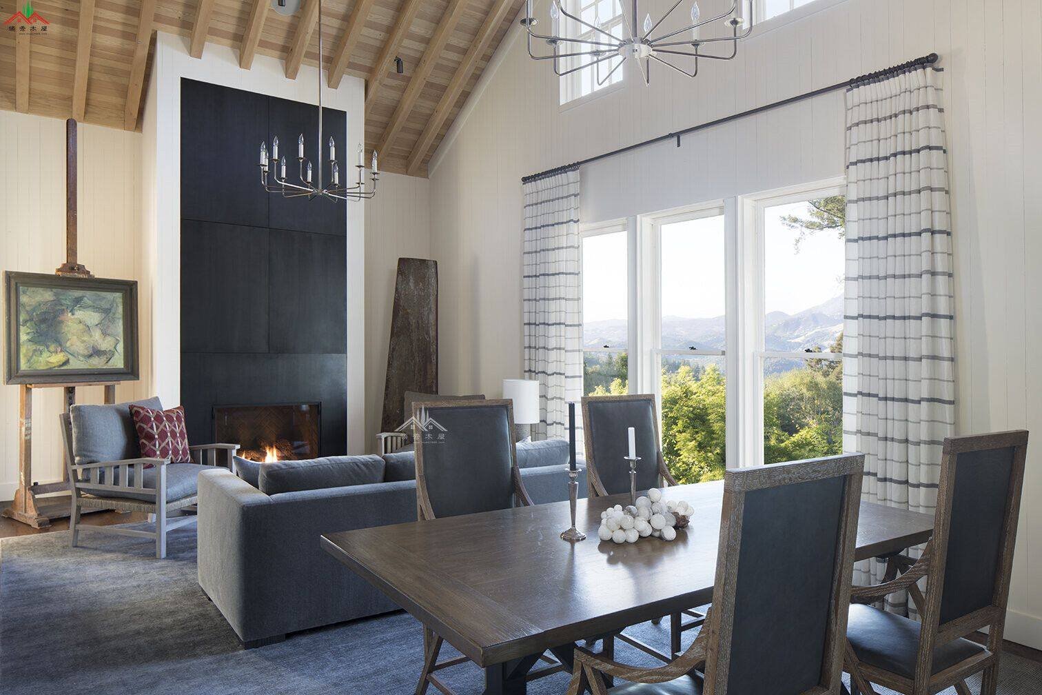 歐式鄉(xiāng)村風(fēng)格木屋別墅