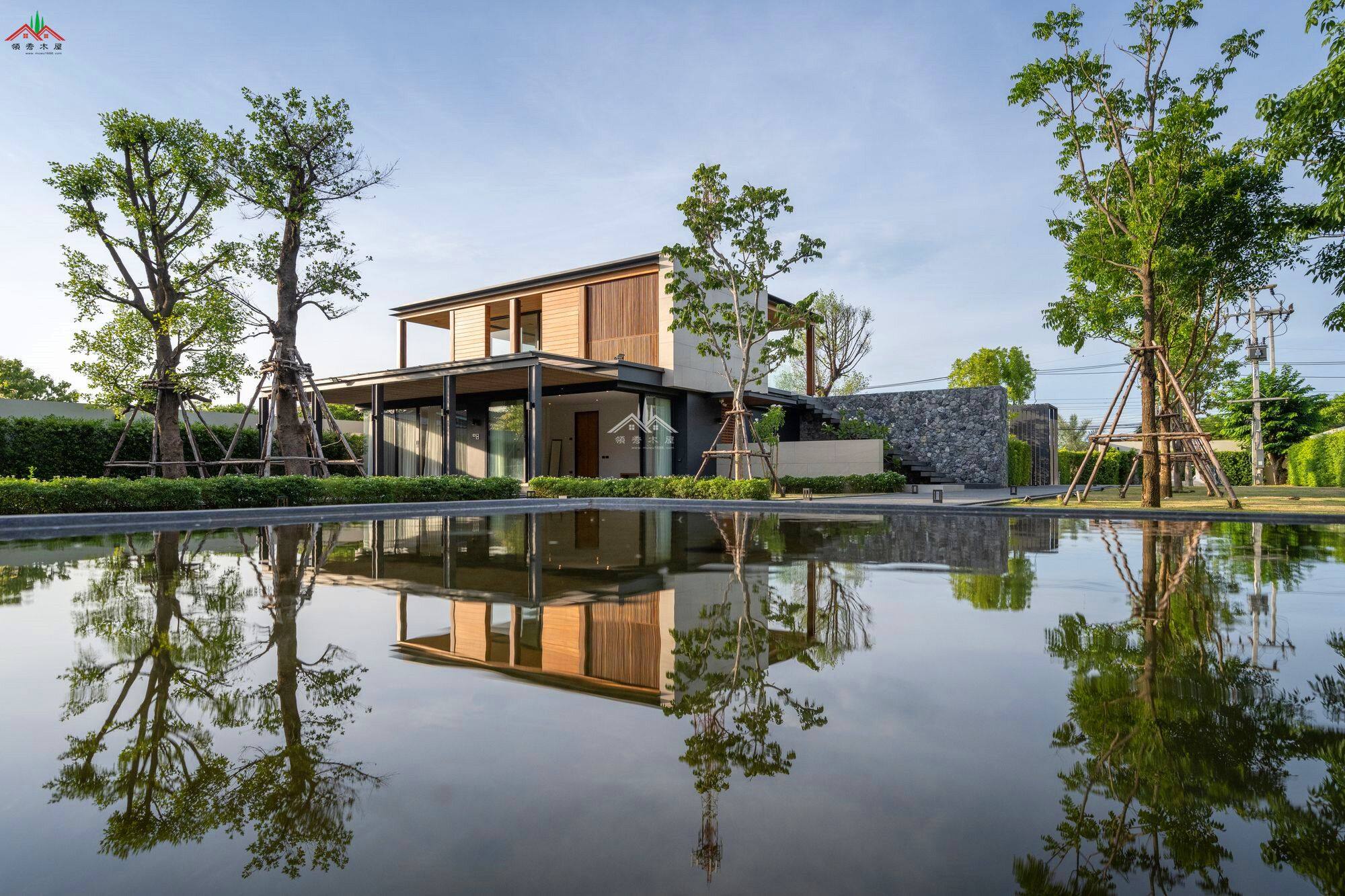 創(chuàng)意特色木別墅住宅