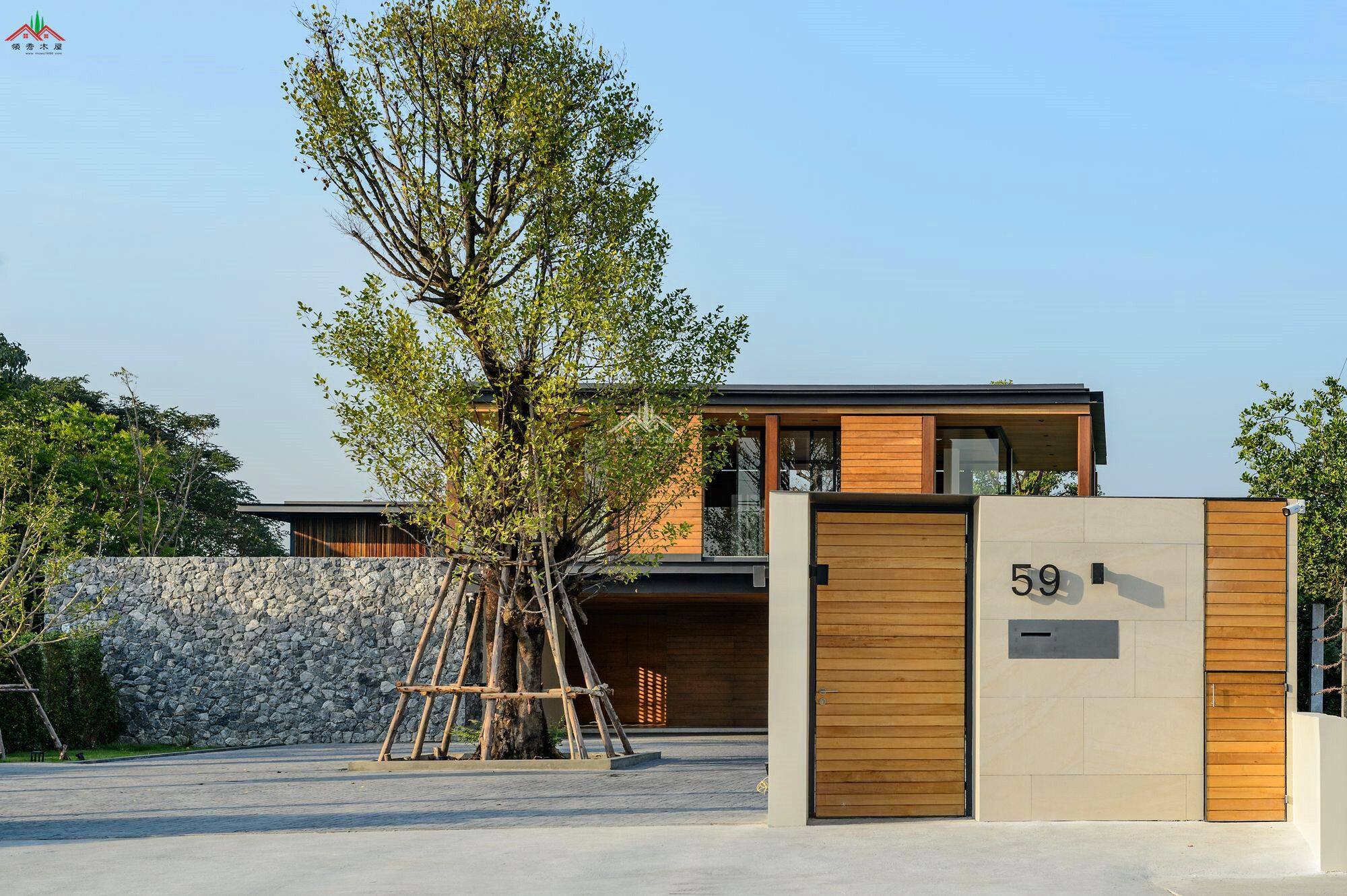 創(chuàng)意特色木別墅住宅