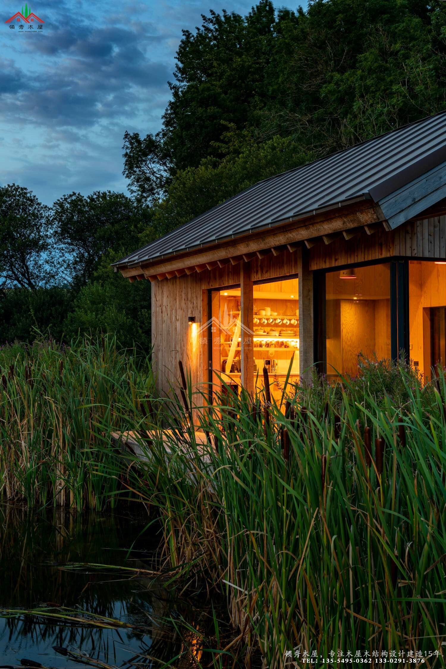 魚塘小木屋