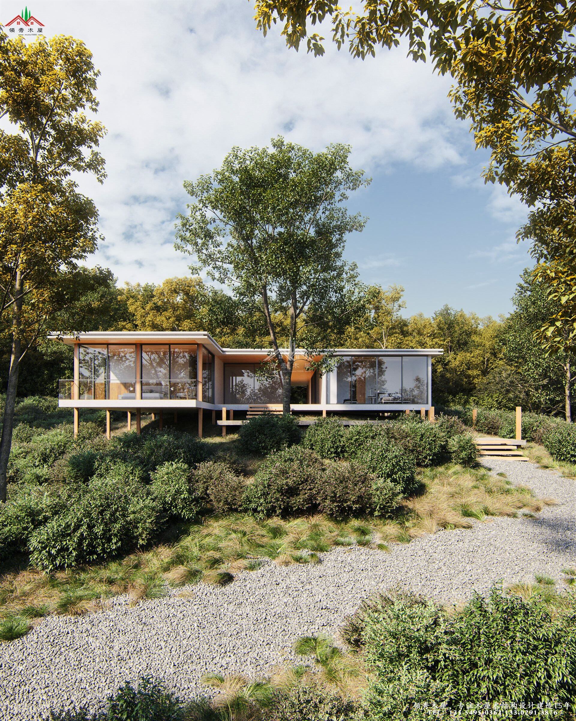 特色茶園山地木屋