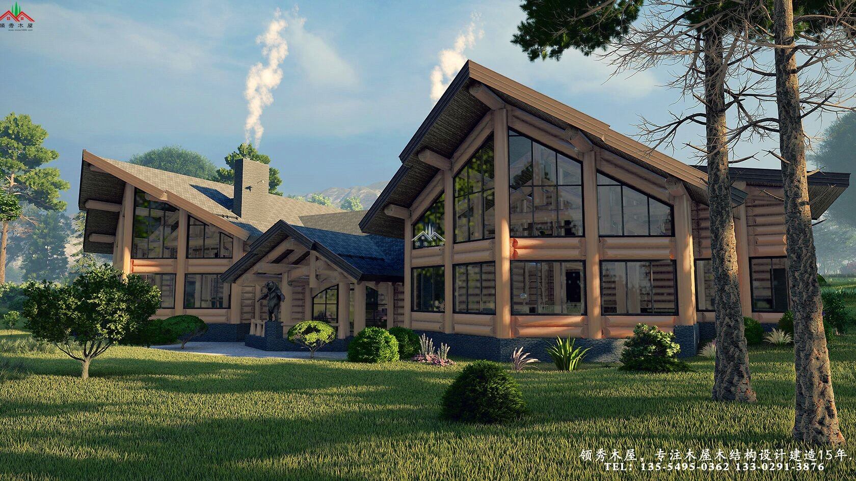 木刻楞結構木屋別墅